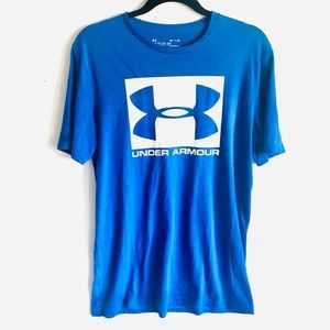 Under Armour Men’s Heat Gear Tee, SZ S, (Loose) New without Tags, Large Logo